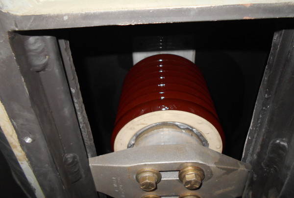 Isolated Phase Bus Insulator After Cleaning